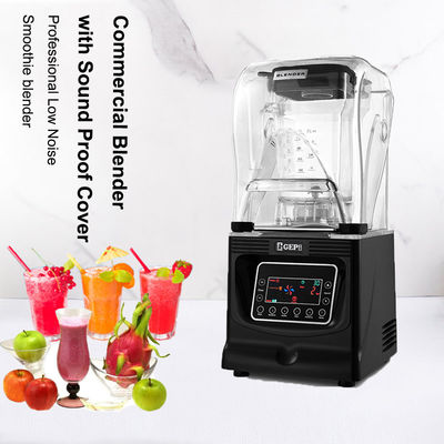 Maximieren Sie Ihren Smoothie-Verkauf mit Gepu 1800W Commercial Blender und Soundproof Cover