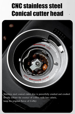 Elektrische Kaffeebohnenschleifmaschine mit Schleifgeschwindigkeit von 350 bis 400 Rpm und kegelförmigen Schleifmaschinen