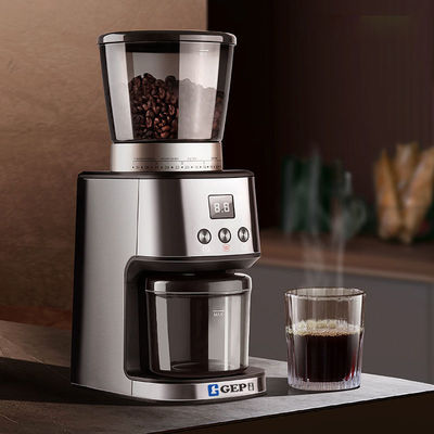 Elektrische Kaffeebohnenschleifmaschine mit Schleifgeschwindigkeit von 350 bis 400 Rpm und kegelförmigen Schleifmaschinen