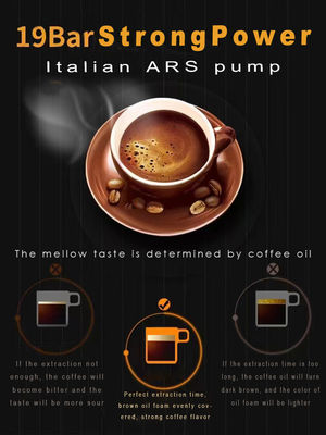 220V Spannung Home Espresso Kaffeemaschine mit automatischer Energie und Edelstahl Tank