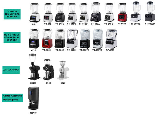 Heimmischer mit 1300 W-Motor und 2L PC Jar Profi-Smoothies-Blender