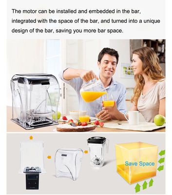 1.5L High Power Smoothie Milkshake-Blender mit 23000±1000 Rpm und reinem Kupfermotor