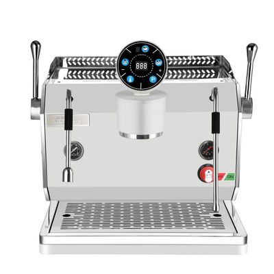 Kommerzielle halbautomatische, programmierbare Espresso-Kaffeemaschine mit italienischem Design