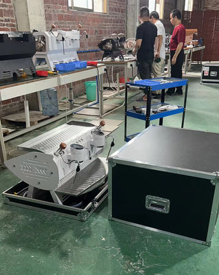 Kaffeemaschine mit Doppelkopf für den kommerziellen Gebrauch - Doppelkessel 11L 2L 2L