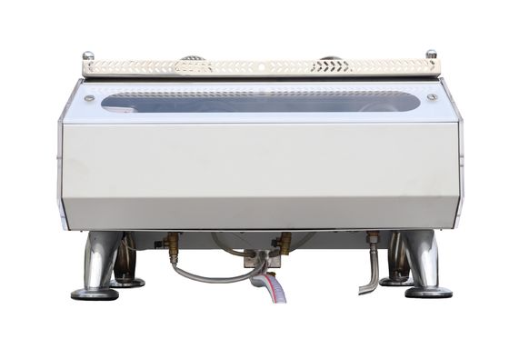 Edelstahl Gep Kaffeemaschine für die Doppelgruppe 660*560*450mm Abmessungen