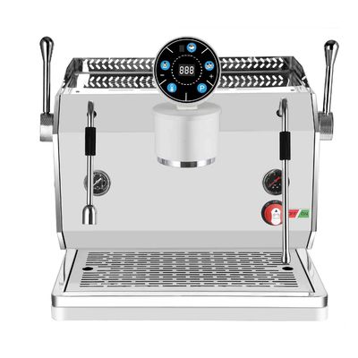 6.0L Doppelkessel Espresso-Maschinen Halbautomatische Cappuccino-Kaffeemaschine