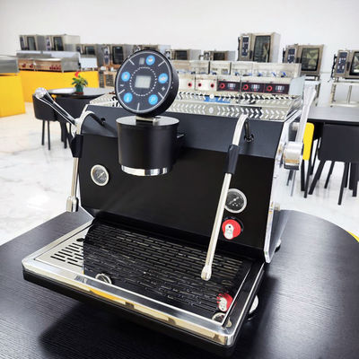 6.0L Doppelkessel Espresso-Maschinen Halbautomatische Cappuccino-Kaffeemaschine