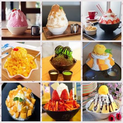 Related to Raw Materials Bingsu Schneemaschine mit niedrigem Lärmkompressor