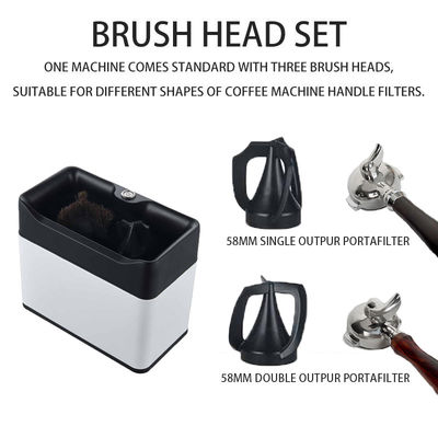 Automatische Espresso Portafilter-Reinigungskiste aus Edelstahl mit 2,0 Liter Trommelkapazität