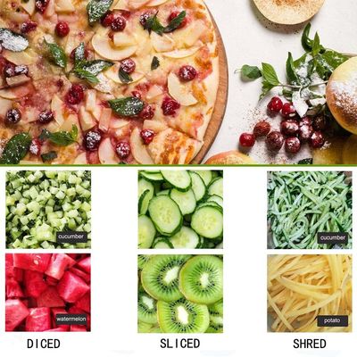 Stärker Reinkupfermotor aus Edelstahl-Gemüsehacker für kommerzielle Restaurants