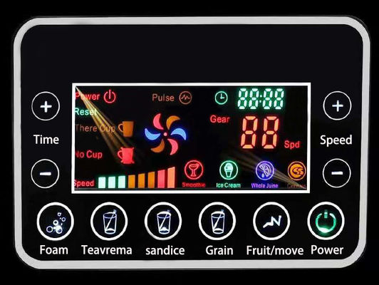 1.5L Kapazität Geräuscharm Saftsauger Mischmaschine 1800W professioneller kommerzieller Mixer