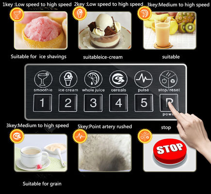 Low Noise Smoothie Blender mit reinem Kupfermotor