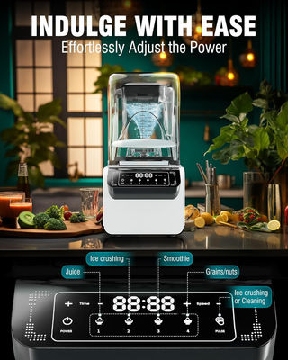 Kaffeeshop professionelle Ausrüstung leistungsfähiger Smoothie-Blender mit schalldichtem Deckel