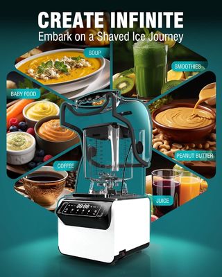 Kaffeeshop professionelle Ausrüstung leistungsfähiger Smoothie-Blender mit schalldichtem Deckel