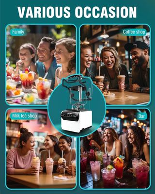 Kaffeeshop professionelle Ausrüstung leistungsfähiger Smoothie-Blender mit schalldichtem Deckel