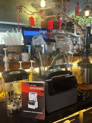 1800W Plastikgehäuse Eis Getränke Smoothie-Blender für Restaurant 65db