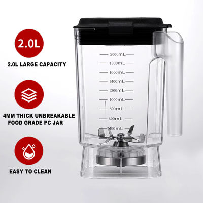 2.5HP-Blender 220V Profi-Eisbrenner-Blender mit intelligenter programmierbarer DIY-Schleife